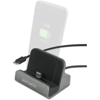 4smarts Ladestation VoltDock USB-C 60W Grau