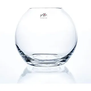 Sandra Rich Glaskugel, Kugelvase Globe H. 17cm D. 19cm Glas transparent