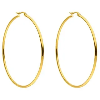 Purelei Creolen Hoops gold Edelstahl 63mm