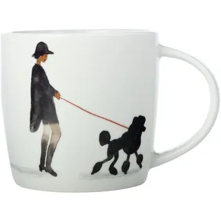 Maxwell & Williams DX1067 Kaffee-Tasse 400 ml – Serie Best Furry Friends – Porzellan mit Pudel bunt – in Geschenkbox