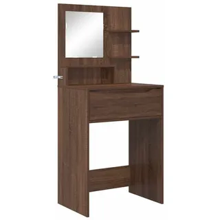 vidaXL Schlafzimmer-Frisiertische mit Schubladen Braun Eichen-Optik 889004