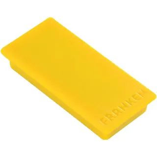 Franken Haftmagnet Magnet gelb, Kunststoff 2,3 x 5,0 cm, 10 St.