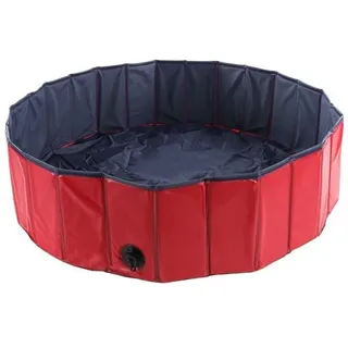 Doggy Splash Pool Blue/Red M - 120X30