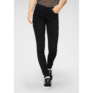 Levi's® Skinny-fit-Jeans 711 Skinny mit niedrigem Bund schwarz