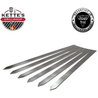 Edelstahl Adana Grillspieße extra breit 24mm und 600mm lang ( 1 Stk )