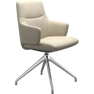 Stressless Stuhl Mint | Drehgestell D350 Batick Cream Mit Armlehnen Niedriger Rücken Poliertes Aluminium