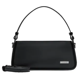 Mini Bag LIEBESKIND BERLIN "Crossbody XS Calf" Gr. B/H/T: 23 cm x 11 cm x 7 cm, schwarz (black) Damen Taschen Handtaschen kleine Tasche, Clutch, zertifiziert nach Leather Working Group