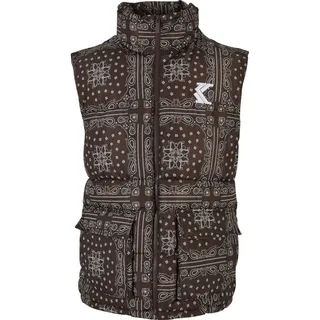 Karl Kani Jerseyweste Karl Kani Herren KM224-061-1KK OG Paisely Puffer Vest (1-tlg) XXS