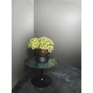 Marburg Vliestapete Metalloptik Uni Chromeffekt Grau Silber Glitzer 86570