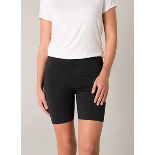 Shorts BASE LEVEL, Damen, Gr. 48, N-Gr, schwarz, Jersey, Obermaterial: 87% Polyamid, 13% Elasthan, unifarben, figurbetont ca. Mitte Oberschenkel, Hosen Shorts, Sommerhose mit hohem Bund