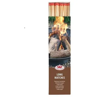 esschert design Feuerschale Extra lange Streichhölzer 28 cm ca 50 Stk Zündhölzer Zündholzschachtel