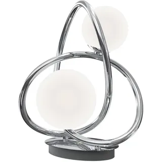 Wofi 8014-207 - LED-Tischlampe NANCY 2xG9/3,5W/230V glänzendes Chrom - Chrom glänzend