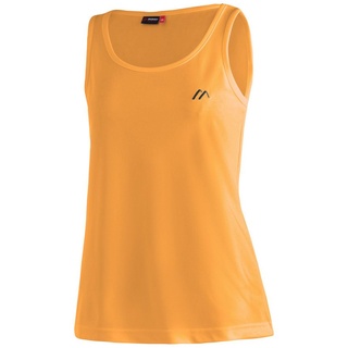 Maier Sports Funktionsshirt Petra Damen Tank-Top für Sport und Outdoor-Aktivitäten, ärmelloses Shirt orange 50