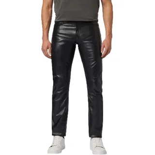 RICANO Cow Waxy, Herren Lederhose/Lederjeans (Regular Waist/Straight Leg), echtes Rinds Leder (gewachst) - 36