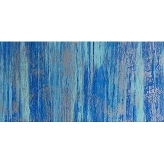 Wachsplatte blau silber, multicolor 20x10 cm - 9763 - Verzierwachsplatte 200x100 mm für Kerzen