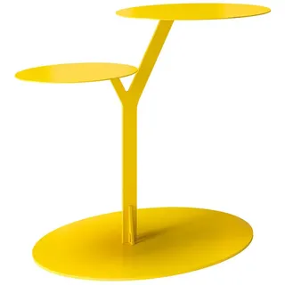 kayani Beistelltisch, gelb Holzwerkstoff, 32x44.5x54 cm, Wohnzimmer, Wohnzimmertische, Beistelltische