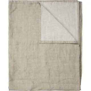 Linka Decke 150 x 200 cm beige aus Leinen