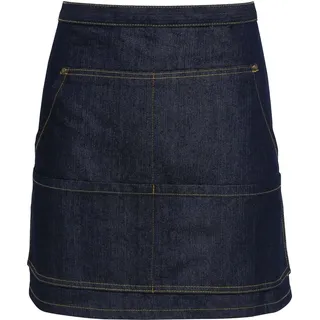 Premier Workwear Denim Hüftschürze kurz Bistro-Schürze PR125 indigo denim (ca. pantone 2767) 79 x 39,5 cm