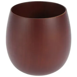 Hapivida Holzbecher 7,2 x 7,2 x 8 cm 240ml Teetasse aus Holz Japanischer Stil Holz Trinkbecher Tee Set Becher Natürliche Holztasse Wasserbecher für Trinken, Wein, Milch, Kaffee (1 Stück)