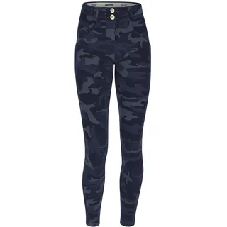 Freddy WR.UP Push Up Hose 7/8-Länge, in camouflage blau, | Gr.: S