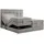 Boxbett VITTORIA 140/200 Hellgrau Struktur H3