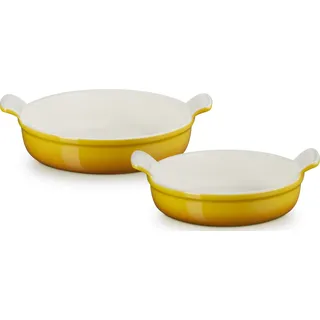 Le Creuset Auflaufformen-Set rund Tradition 20/24 cm Nectar