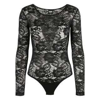 URBAN CLASSICS Langarmbody Schwarz 4XL