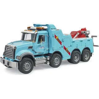 Bruder 02831 - Berge- und Abschlepp-LKW mit Licht und Sound Blau 1:16