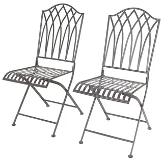 Butlers Gartenstuhl MANDALA GARDEN 2er-Set in Braun | Gr.: onesize