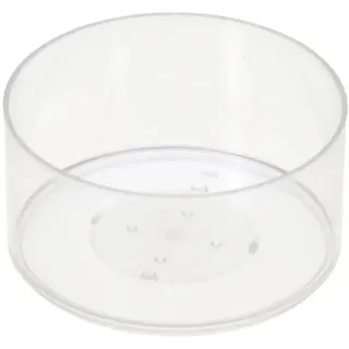 runde Kunststoff Teelichthüllen 37x19mm - Kerzengießen klassische Rundform, Farbe:Klar, Anzahl:100 Stück