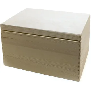 Holzfee Holzkiste 40 x 30 x 22,5 cm 1-tlg. beige