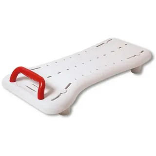 Drive Medical Badewannenbrett Drive Medical Badebrett Benny 73 cm weiß-rot mit Haltegriff