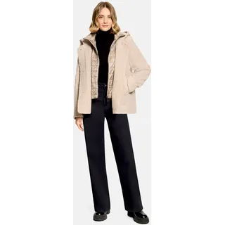 Wolljacke GIL BRET "Damen mit Kapuze", Damen, Gr. 36, beige (light sand), Obermaterial: 60% Wolle, 22% Polyamid, 13% Polyester, 5% diverse Faserarten. Futter: 100% Polyester, ausgestellt, Jacken