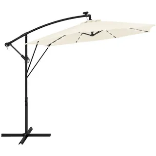 ML-Design Ampelschirm Ø 300 cm Beige