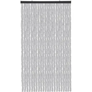 Arsvita Flauschvorhang, Hellgrau, Kunststoff, 90x2x200 cm, Wohntextilien, Gardinen & Vorhänge, Fertiggardinen, Fadenvorhänge