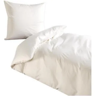 Traumschlaf Pure Mako-Satin 135 x 200 cm + 80 x 80 cm weiss