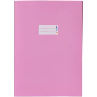 Herma Heftumschlag glatt rosa Papier DIN A4