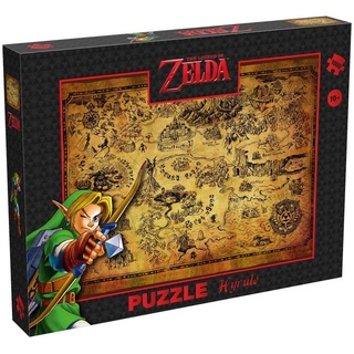 Winning Moves Puzzle Puzzle - Zelda - Hyrule Field (1000 Teile), 1000 Puzzleteile schwarz