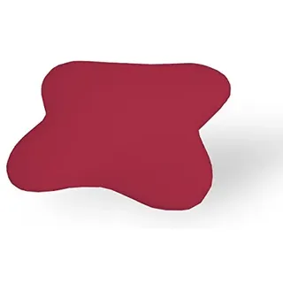 Dukal | Ersatzbezug für Ombracio/All Around Schlafkissen von Tempur | aus hochwertigem DOPPEL-Jersey | 100% Baumwolle | Farbe: burgund