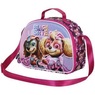 Paw Patrol Mighty-3D Frühstückstasche, Rosa, 25,5 x 20 cm