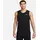 ärmelloses Fitness-Tanktop Black/White L