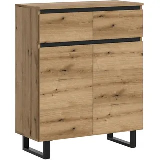 xonox Tomasa 80 x 99 x 36 cm Braun / Schwarz