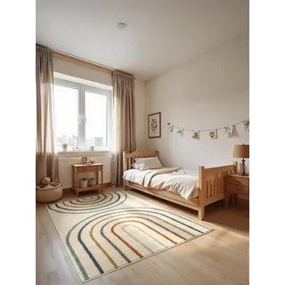 HANSE HOME Abenteuer Kinderteppich 160 x 235 cm Creme/Multifarben