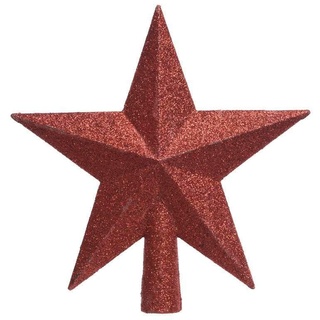 Fizzco Weihnachtsbaumspitze Stern Rot