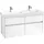 Waschbeckenunterschrank 116 x 55 cm White Matt