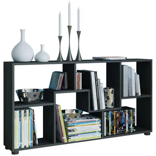 VCM Pintal Raumteiler 117 x 20 x 62 cm Schwarz