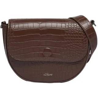 s.Oliver City Bag Umhängetasche Leder Brown