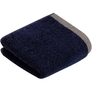 Bugatti Prato Gästehandtuch 30 x 50 cm marine blau 3 St.