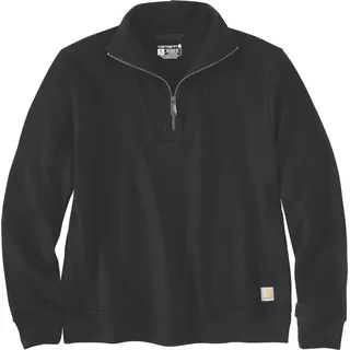 CARHARTT Half-Zip Sweatshirt Schwarz XS