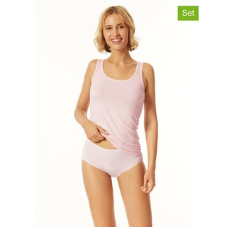 UNCOVER BY SCHIESSER 2er-Set: Slips in Rosa - XL
